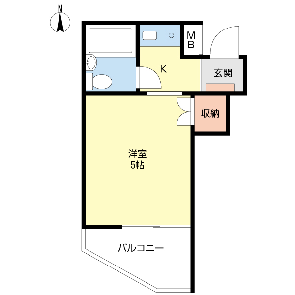 センチュリー末広 1002号室 間取り
