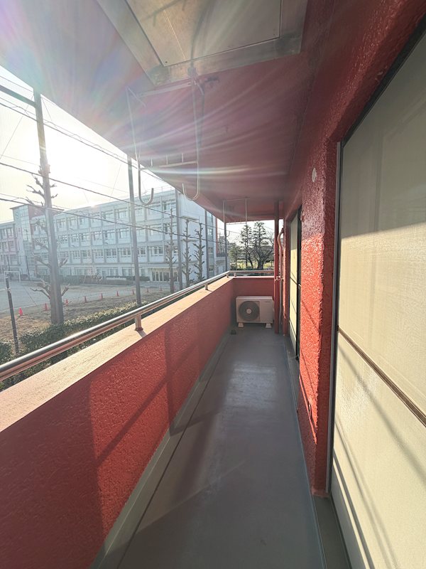 観音ハイツ ベランダ