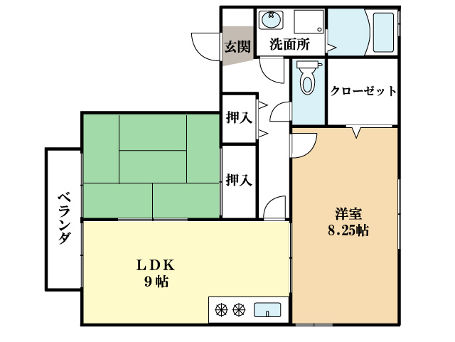 パレドール棚倉 間取り