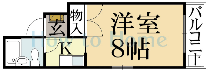 シンプルハイツベニス 間取り