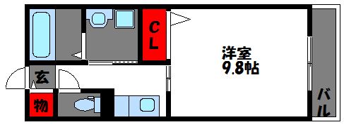 プラシード松崎 間取り