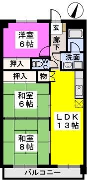 クレストG34 間取り