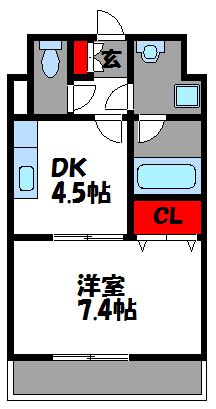 アンプルールベトン米一丸 間取り