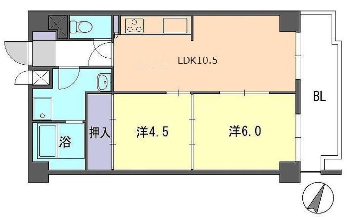 レキシントンスクエア浄水 間取り図