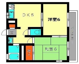 ドミールK 間取り図