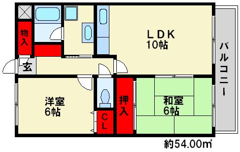 サンコーポ弥生 間取り図