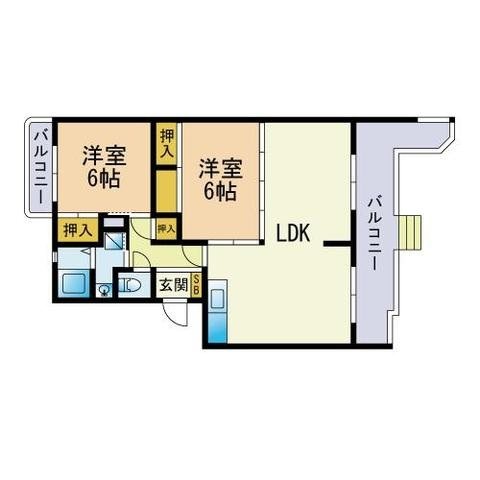 福岡県福岡市南区横手南町 間取り