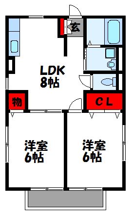 ハイム樹林 間取り図