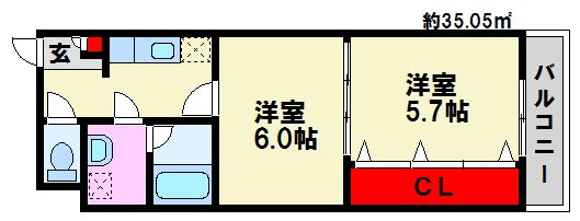 ヴィルシーナ花畑 間取り