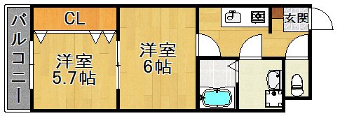 ヴィルシーナ花畑 間取り