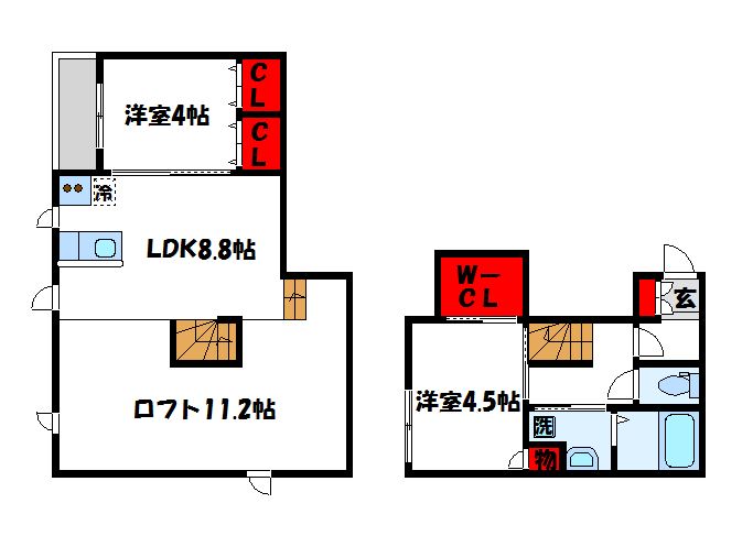 CB千鳥サージュ 間取り