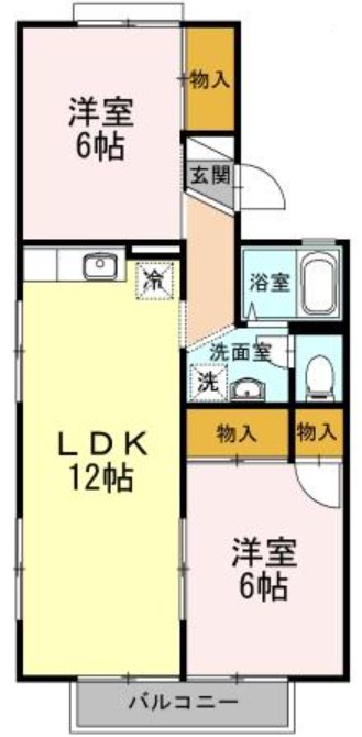 アビーロード　A棟 間取り