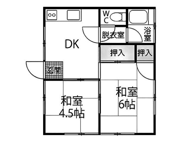 旭アパート 間取り