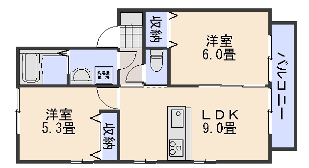 アドミラブールA棟 間取り