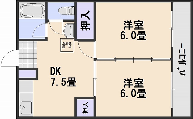 アーバン久保本 間取り