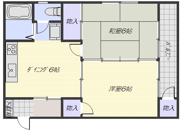 ドミールアサヒ 間取り