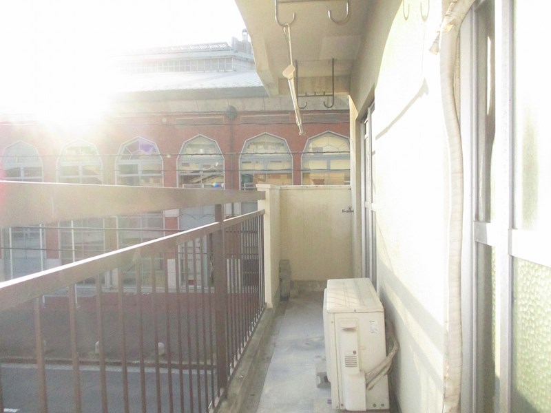 海老園春秋マンション ベランダ