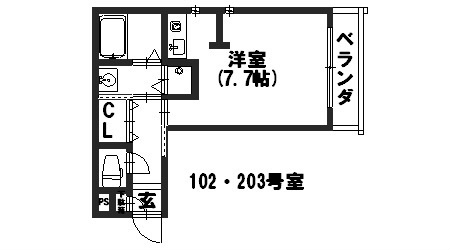 アルナージ長岡京 間取り