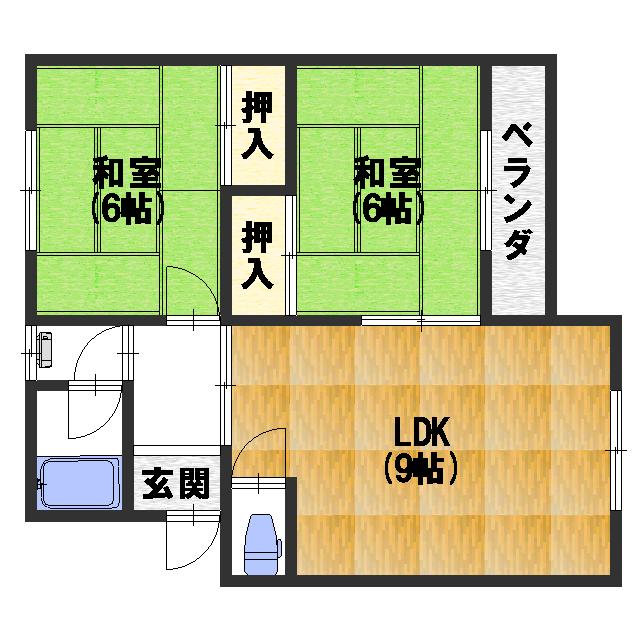 プリヴュイクシマ 間取り