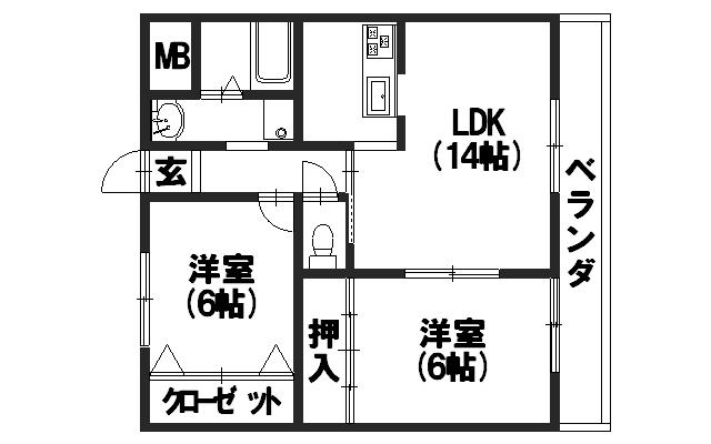 シャルマングレーヌ 間取り