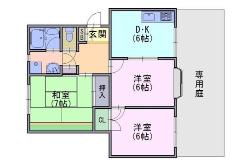 エクセレント滝川 間取り