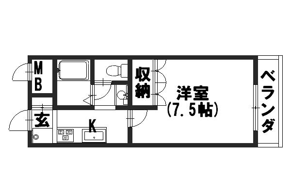 Wing Courage(ウィング カレッジ) 間取り