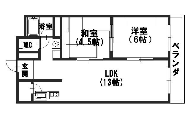 アサワハイツ 間取り