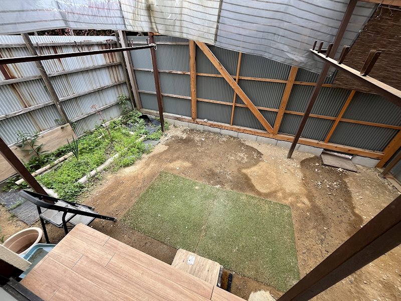 寺戸町山縄手貸家 ベランダ