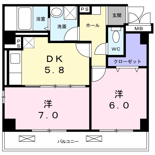 アルディエンテＹ&Ｊ 間取り