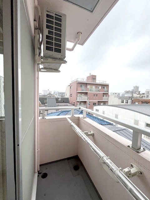 ハイツシイバシ ベランダ