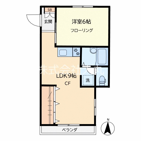 エクセル大岡山 203号室 間取り