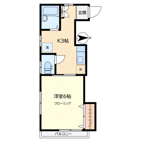吉田ハイツ（五本木） 間取り図