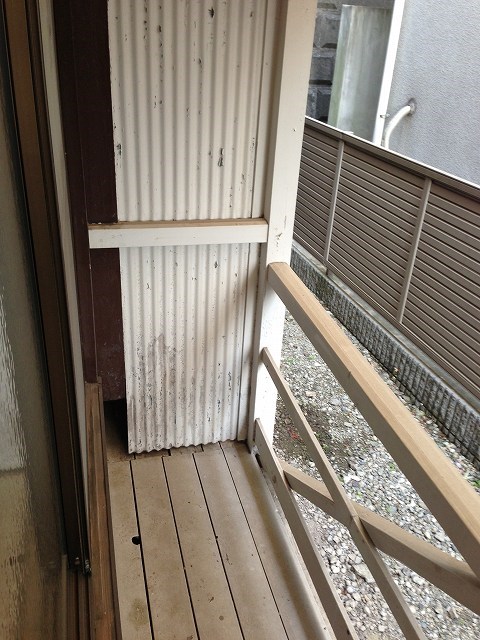 緑荘 ベランダ