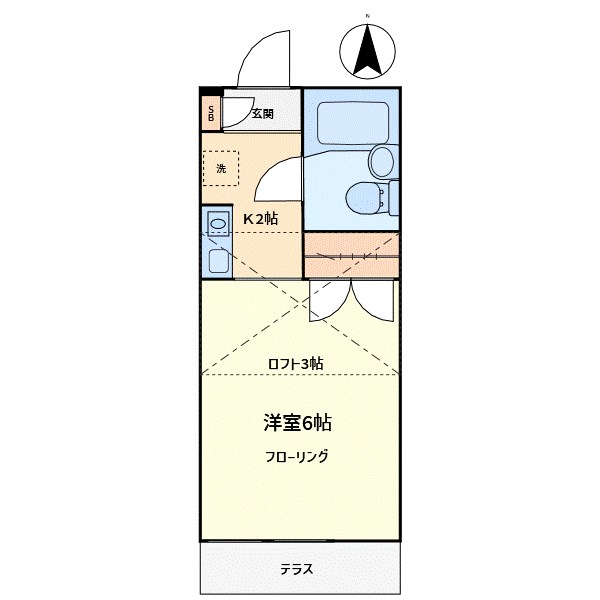 ヴィラヒルポート 間取り図