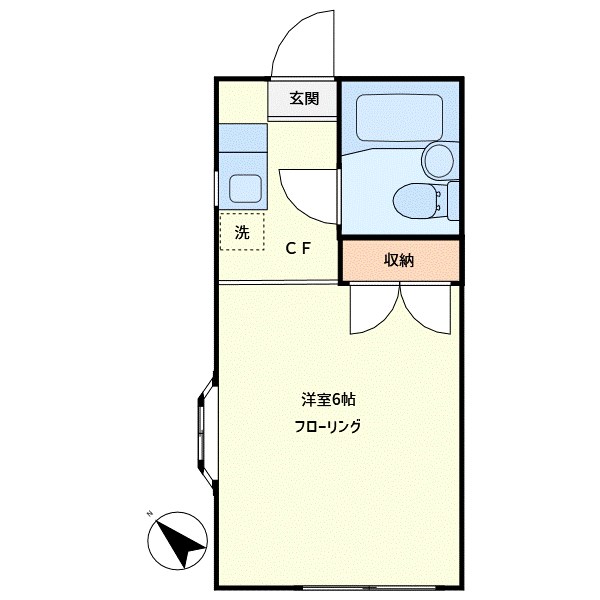メゾンプルニエ 201号室 間取り