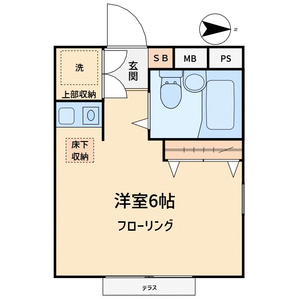 サン学芸大 101号室 間取り