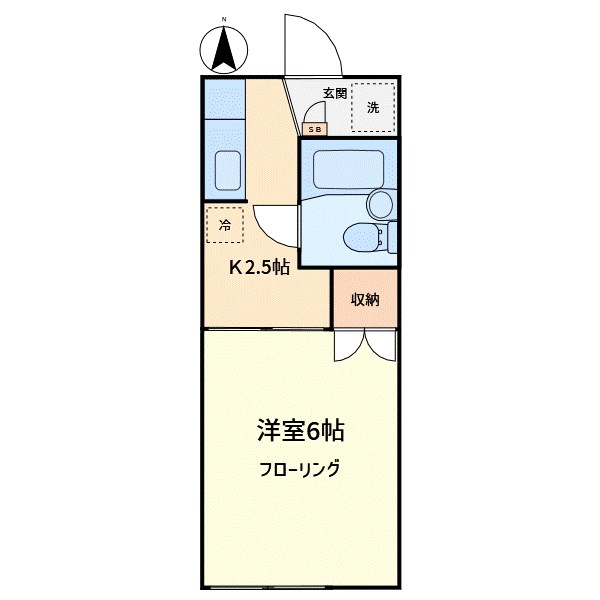 ハウスミモザ 間取り図