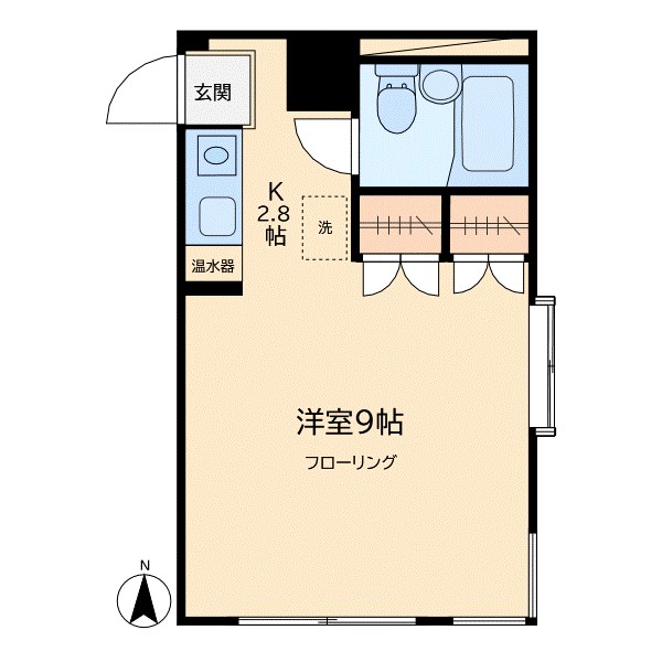 アーバンエアリネス碑文谷 101号室 間取り