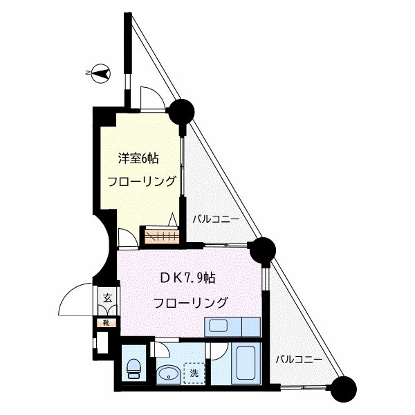 アップライゼ青山 301号室 間取り