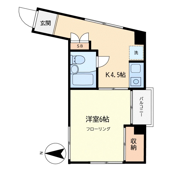 メゾン学芸大 303号室 間取り