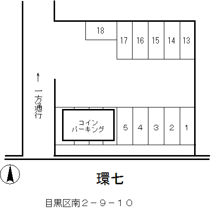 南２丁目駐車場 03号室 間取り