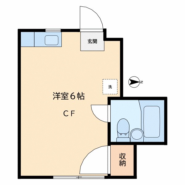 パークサイドりゅう 302号室 間取り