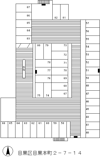 大正パーキング 2-53号室 間取り