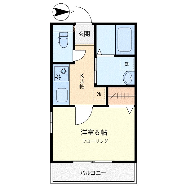 シンセア鷹番 101号室 間取り