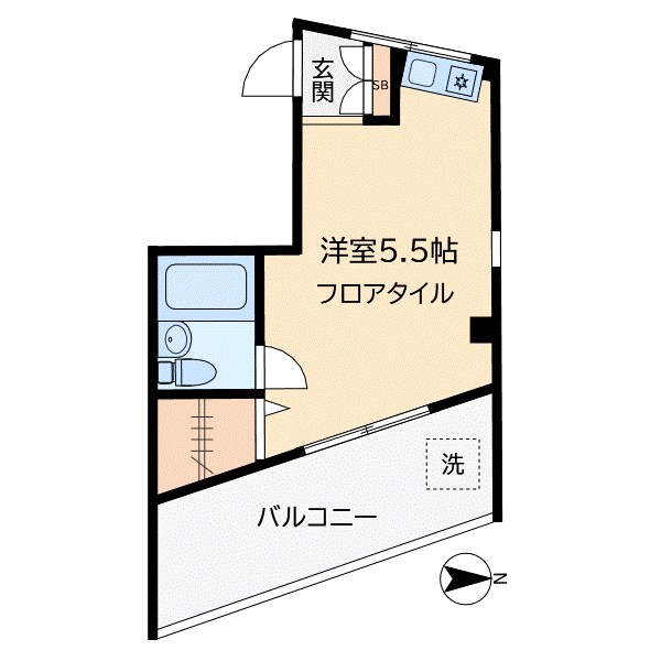 ファクトリー５ 301号室 間取り