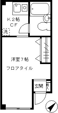 ハイム並木 101号室 間取り