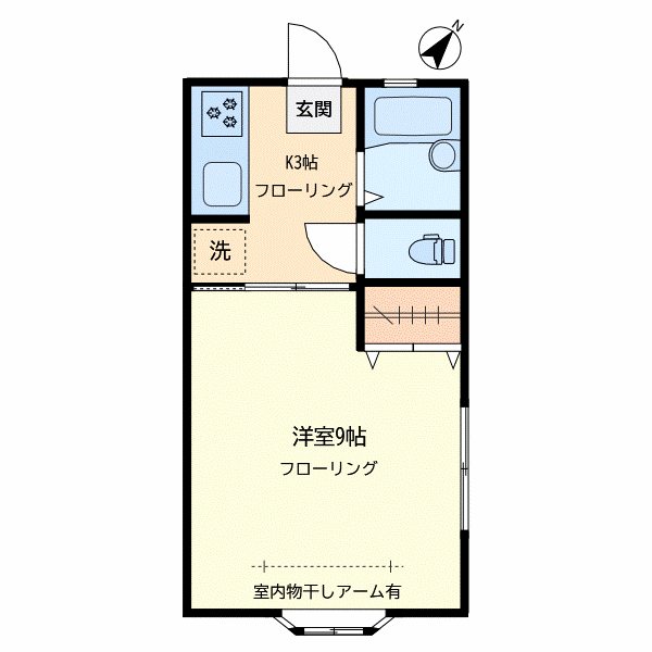 カーム下馬 間取り図