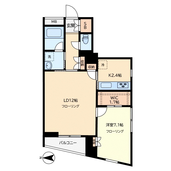 Ware　House （ウェア　ハウス） 301号室 間取り