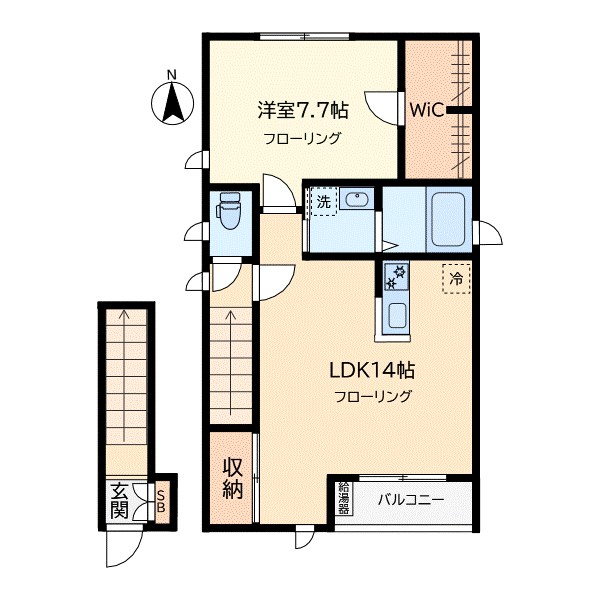 プレミアス鷹番 201号室 間取り