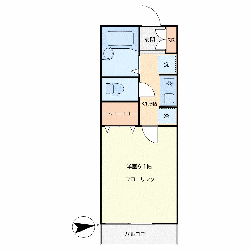 パークレーン自由ヶ丘１ 間取り図